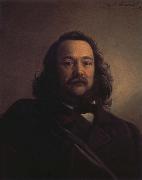 Johann Peter Hasenclever Ferdinand Freiligrath USA oil painting artist